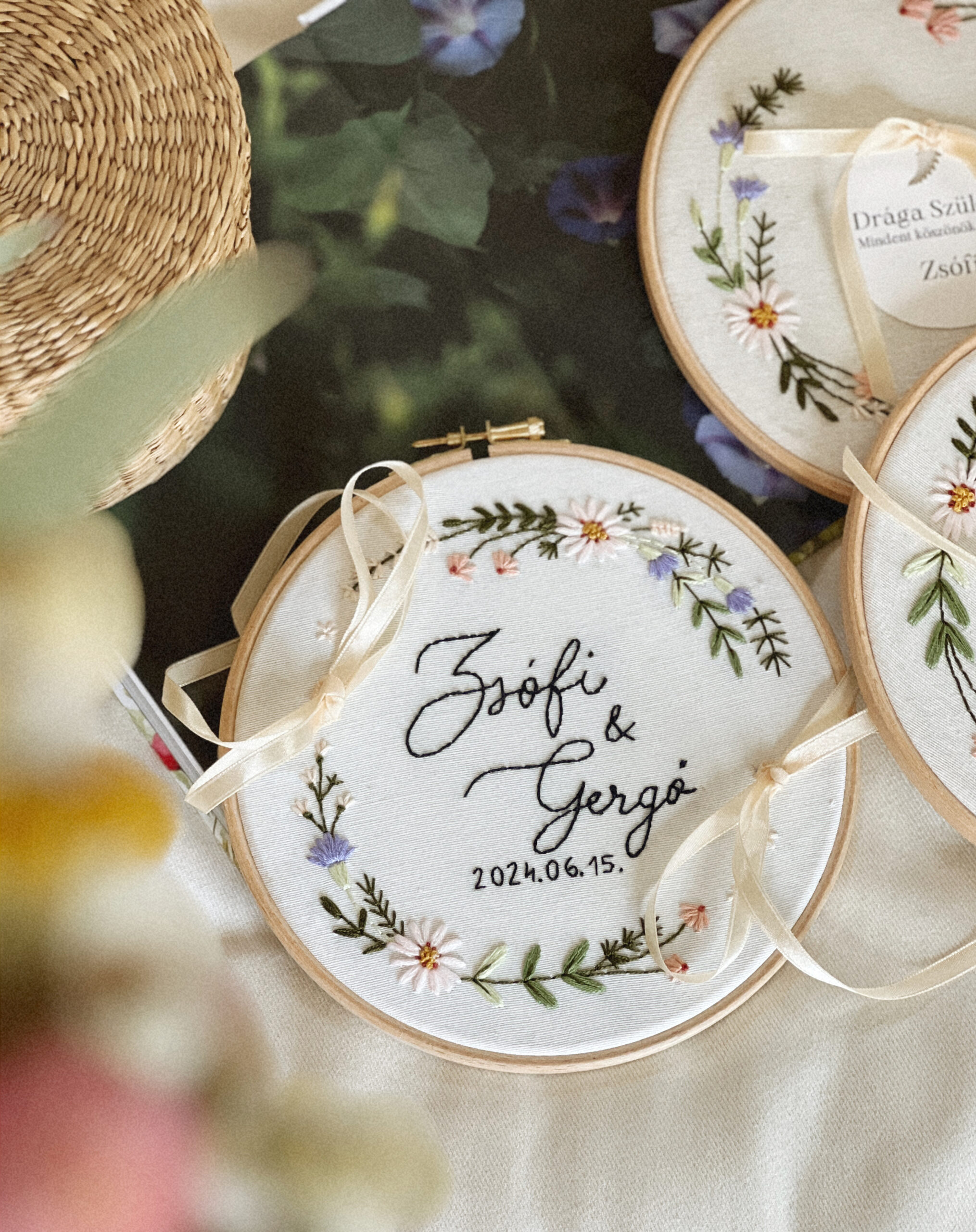 Esküvői gyűrűtartó