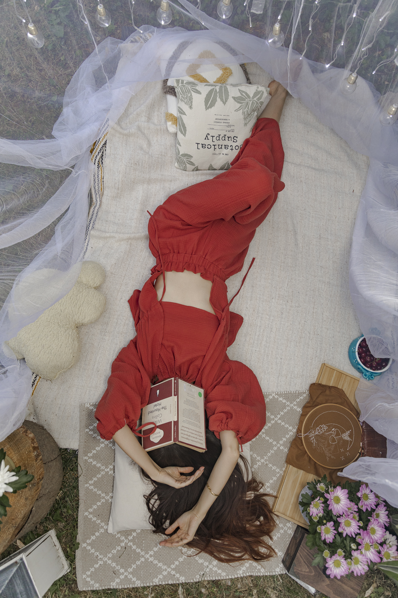 terrakotta duplagéz pizsama