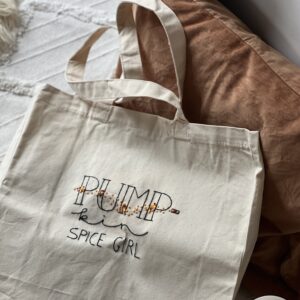 hímzett vászontáska