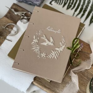 hímzett könyvkötés