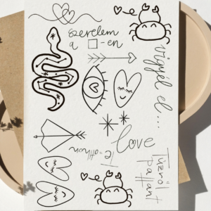 Hímezhető varázspapíros matrica