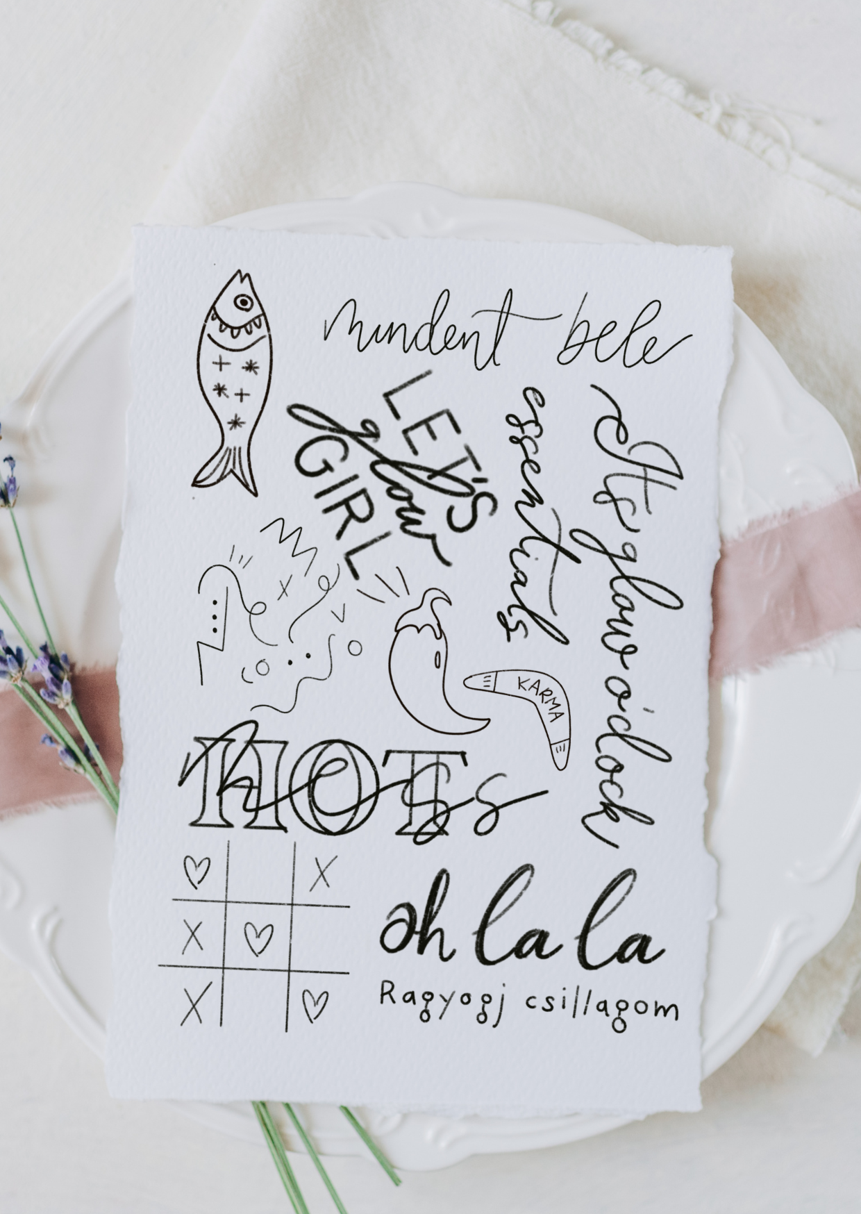 Hímezhető varázspapíros matrica