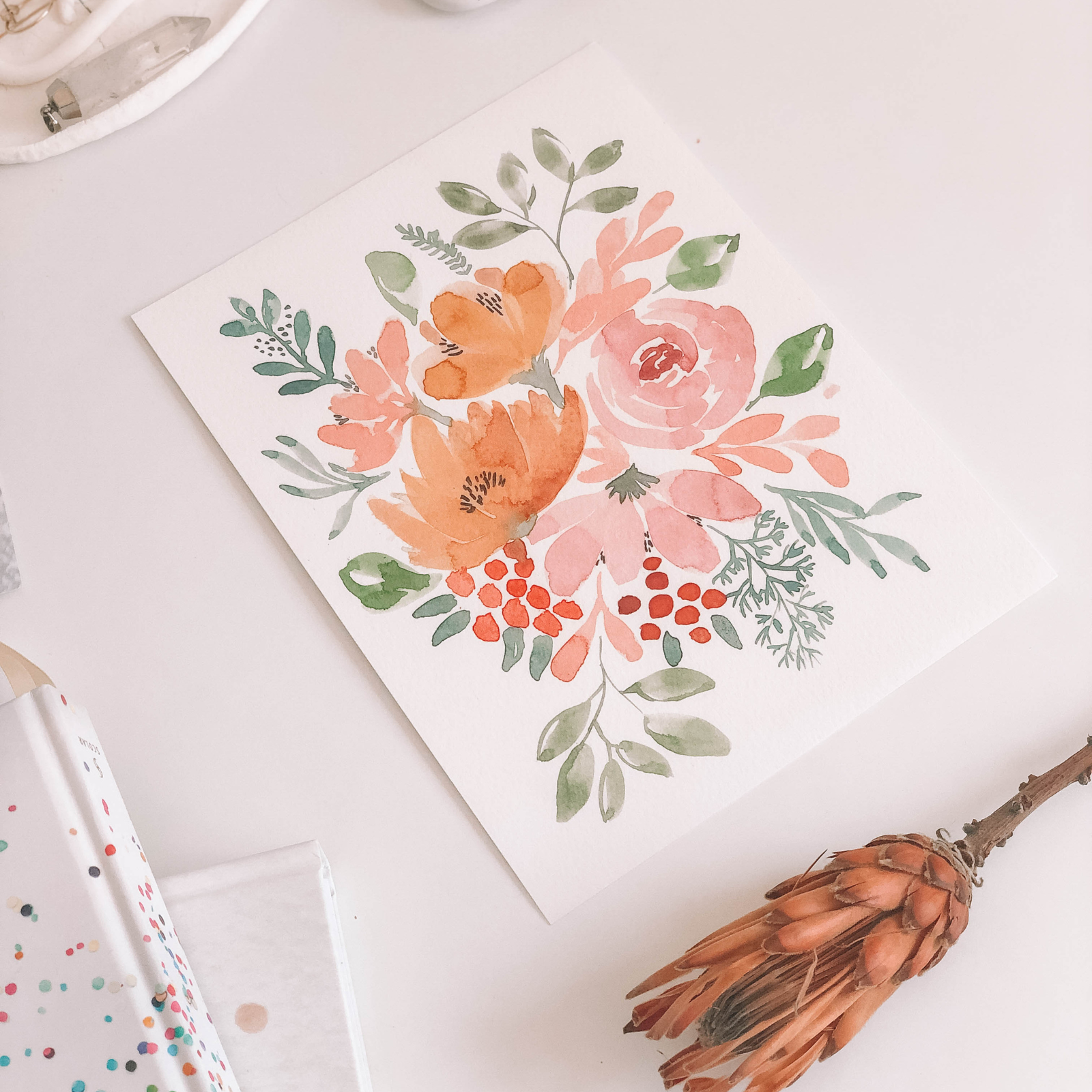 akvarell festés workshop